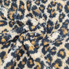 Leopard Printed Warm Sherpa Fleece Fabric