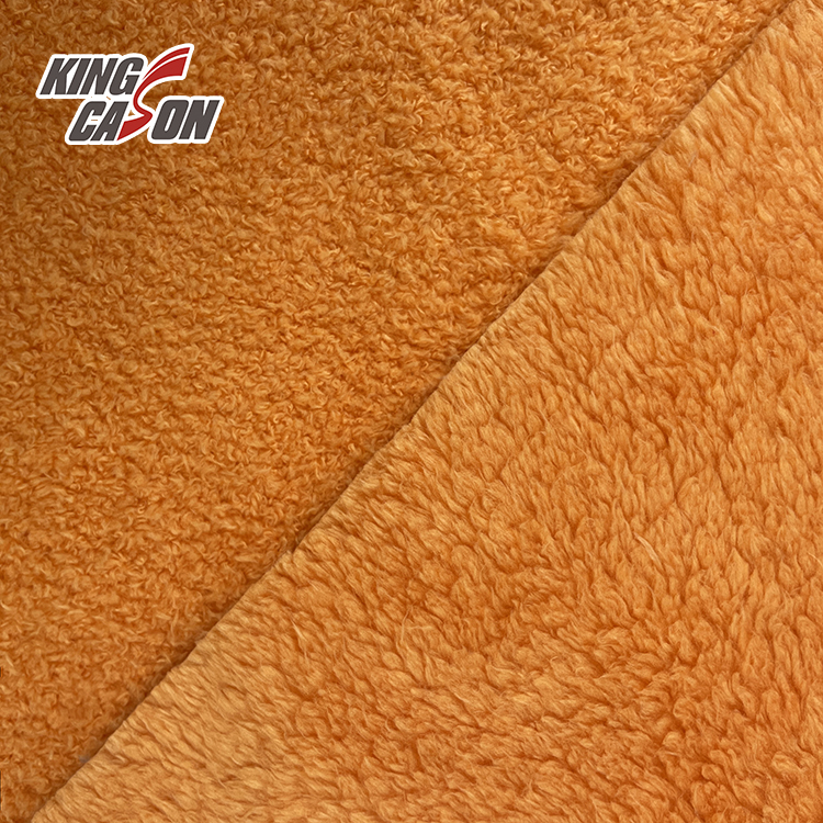 Solid Color Polyester Flannel Fleece Fabric6
