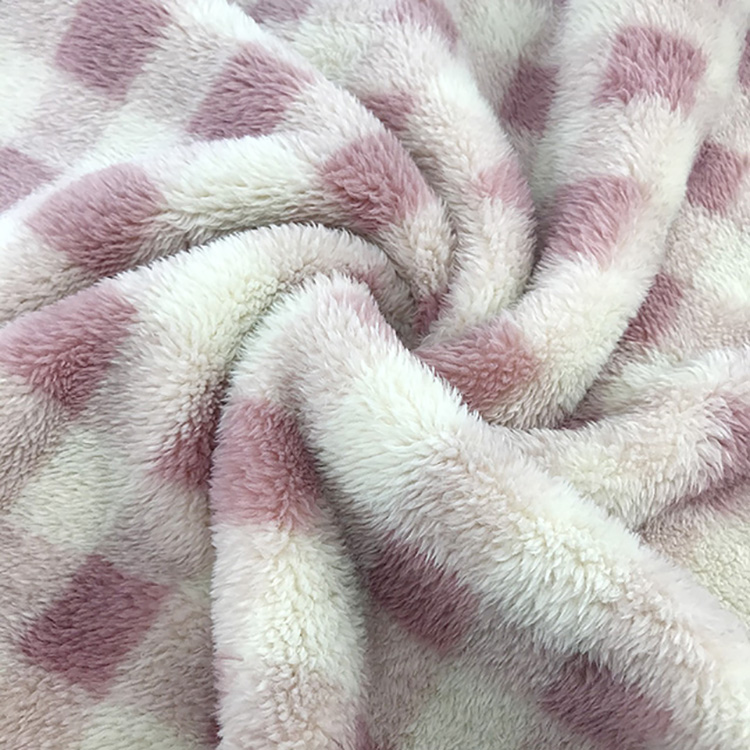 Full Extinction Grid Sherpa Fleece Fabric