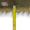 Long Hair Solied Color Fake Faux Fur Fabric