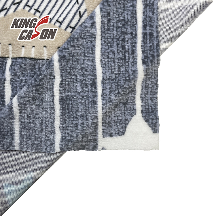 One Side Printing Low Weight Flannel Fleece Fabric