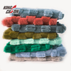 Custom Colors Jacuard Polyester Faux Fur Fabric