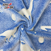 Blue Dinosaur Polyester Glow in The Dark Fleece Fabric