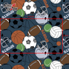 Kingcason Super Soft Sport Print Flannel Fleece Fabric2