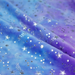 Tie-dye Sliver Stamp Flannel Fleece