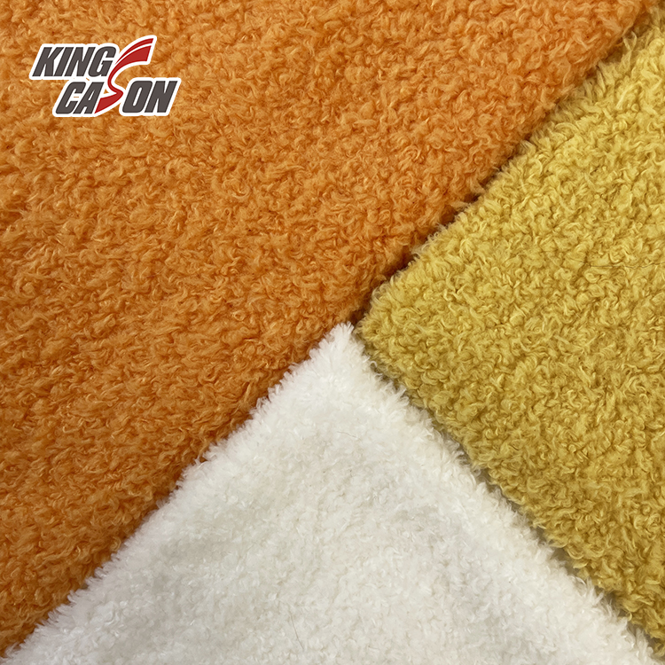 Solid Color Polyester Flannel Fleece Fabric7