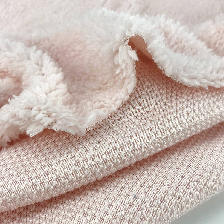 100% Polyester Single Side Sherpa Fleece Fabric