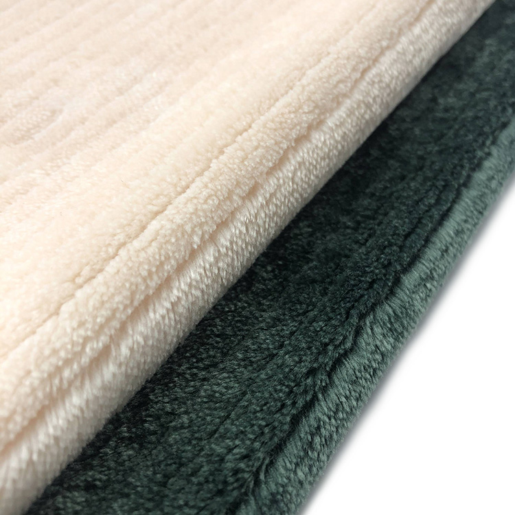 Double Side Stripe Flannel Fleece