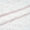 Pink Minky Love Dot Fabric