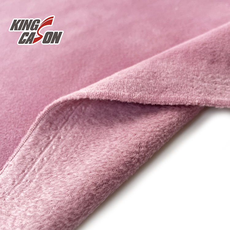 Polyester Two Sides Warm Plain Super Soft Velvet Fabric For Blankets