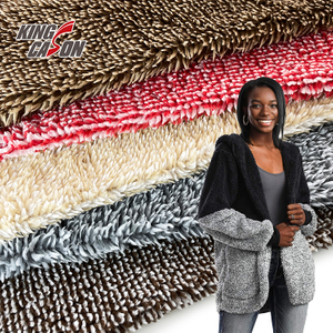 Wholesale Mixed Color Warm Soft One Side Sherpa Fabric for Garment
