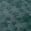 Carving Star Dark Green Faux Fur Fabric
