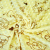Yellow Minky Dot Fabric