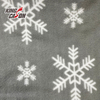 One Side Print Snow Milk Flannel Fleece Fabric