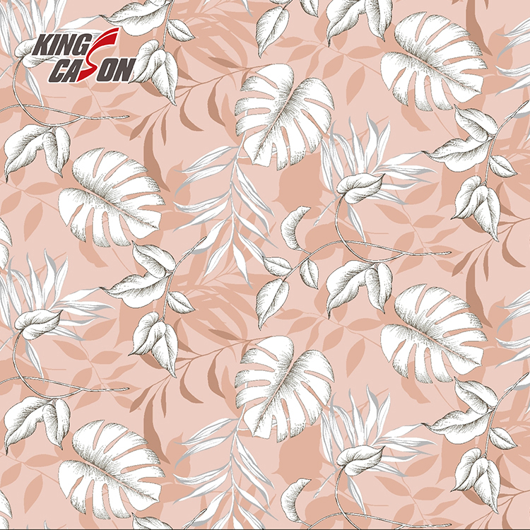 Kingcason Super Soft Plant Print Flannel Fleece Fabric4