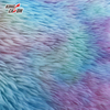 Tie-Dye Knitted Polyester Sherpa Fabric 